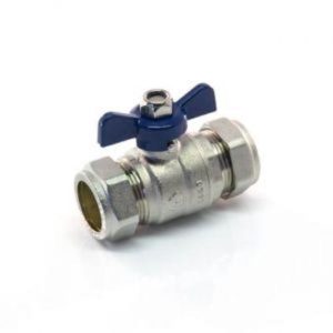 Bfv15b 15mm blue eres butterfly ball valve