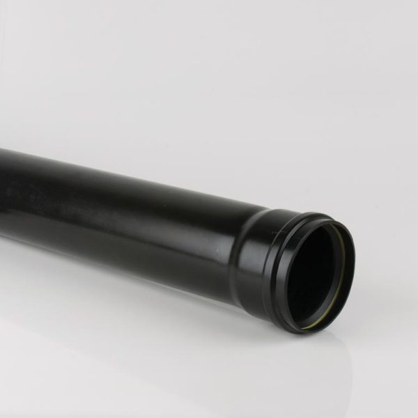 Bs413b brett martin 25m single socket soil pipe black