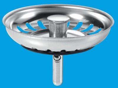 Bwstss top mcalpine strainer plug with stemball