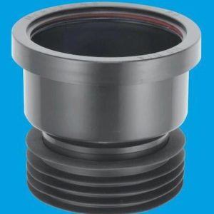 Dc1 bl mcalpine 110mm drain connector black