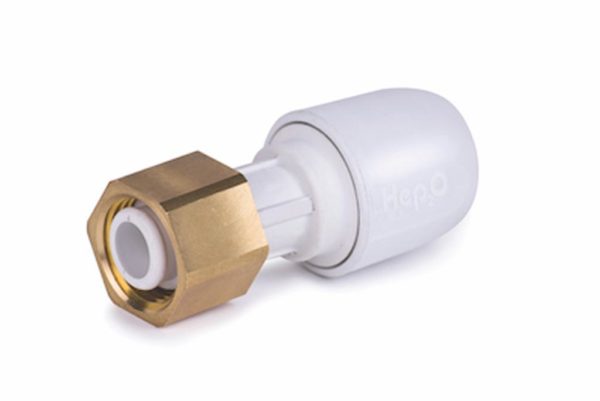 Hd25a15w hep20 plastic push fit 15mm x 12 tap connector