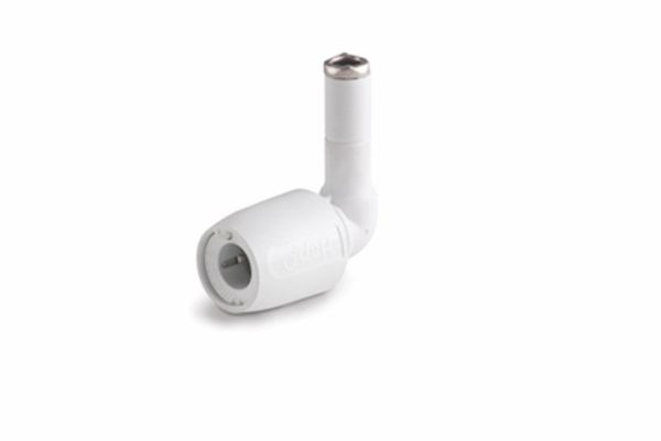 Hd410w hep20 plastic push fit 10mm spigot elbow