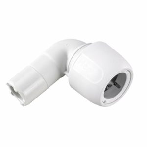 Hd422w hep20 plastic push fit 22mm spigot elbow