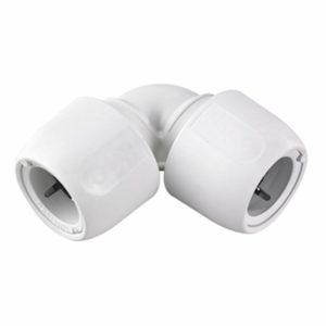 Hd522w hep20 plastic push fit 22mm equal elbow