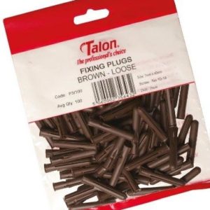 Tbp talon brown plugs bag of 100