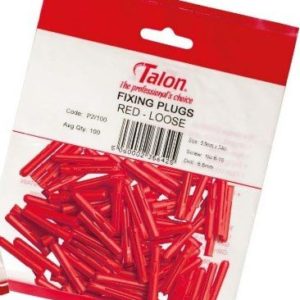 Trp talon p2100 red plugs bag of 100